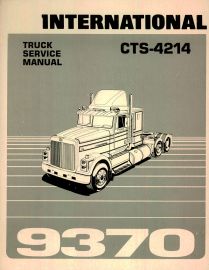 Service Manual for 1985 International 9370 Truck