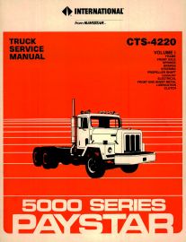 Service Manual for 1986 International 5000 Series Paystar Truck