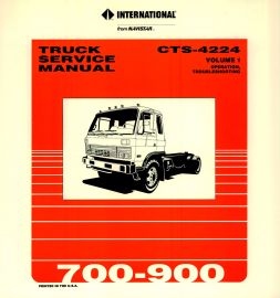 Service Manual for 1986-88 International 700 & 900 Truck