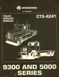 Service Manual for 1988 International Paystar 9300 & 5000 Series Truck