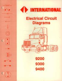 Electrical Circuit Diagrams for 1993 International 9200, 9300, 9400 Series Truck