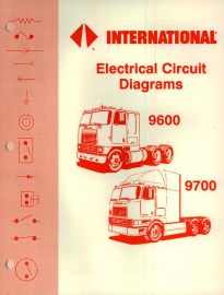 Electrical Circuit Diagrams for 1993 International COE 9600, 9700 Trucks