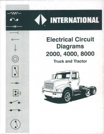 Electrical Circuit Diagrams for 1996-97 International 2000, 4000, 8000 Truck