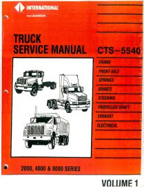Service Manual for 1995-1996 International Models 2000, 4000 and 8000 Series Truck