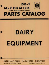 Parts Catalog for McCormick Dairy Equipment