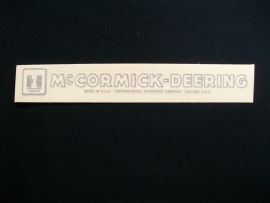 Binder Books: McCormick-Deering Decals