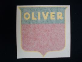 Oliver Shield 1 7/8" Red, Green and Yellow Decal - Vinyl