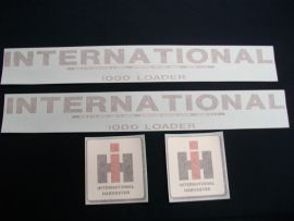 IH International 1000 Loader Decal Set - Vinyl