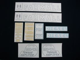 McCormick Farmall Super MD-TA Restoration Decal Set (July 1949-up)