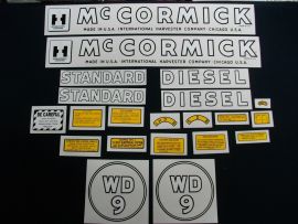 McCormick WD-9 Restoration Decal Set (July 1949-up)