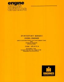 Parts Catalog for International DT-817 and DTI-817 Series C Diesel Engine