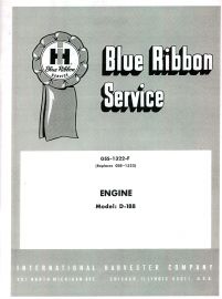 Service Manual Set for IH 2504 Tractor with Diesel Engine