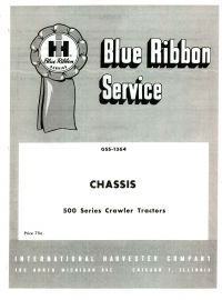 Service Manual Set for International 500 Crawler Tractors w/ Gas Engine