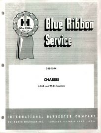 IH Blue Ribbon Service on Chassis Service for International I-544 & 2544 Tractors