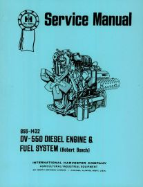 Service Manual Set for International 1468 Diesel Tractor