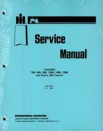 Service Manual for Chassis on International 786, 886, 986, 1086, 1486, 1586 & Hydro 186 Tractors