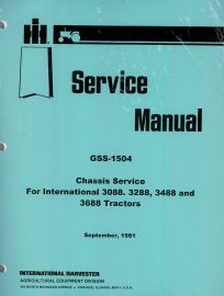 Service Manual for International 3088, 3288, 3488 and 3688 Tractor Chassis