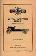 Instruction Book for International Special Delivery Truck w/ 1500lb Capacity
