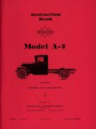 Instruction Book for International Model A-2