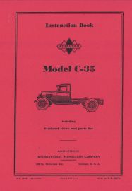 Instruction Book for International Model C-35 Truck