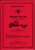 Instruction book for International Model CS-40 Truck with Hydraulic Brakes