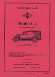 Instruction Book for International Model C-1 with Hydraulic Brakes
