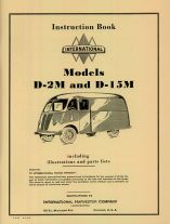 Instruction Book for International Model D-2M & D-15M Metro