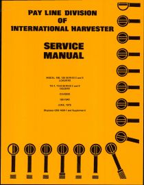 Service Manual Set for International TD-7 Series C Crawler Engine & Chassis