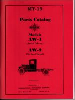 Parts Catalog for International Models AW-1 & AW-2 Truck