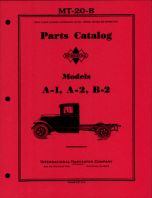 Parts Catalog for International Models A-1, A-2 & B-2 Truck