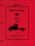 Parts Catalog for International Model A-3 Truck