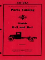 Parts Catalog for International Models B-3, B-4 Truck