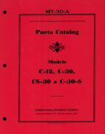 Parts Catalog for International Models C-12, C-30, CS-30, C-30 Truck