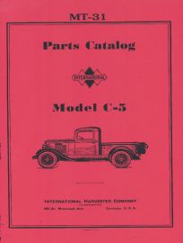 Parts Catalog for International Model C-5 Truck
