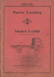 Parts Catalog for International Model C-300 Truck