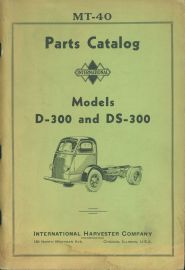 Parts Catalog for International Models D-300 & DS-300 Truck