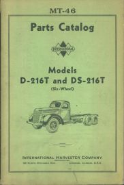 Parts Catalog for International Models  D-216T and DS-216T Six Wheel Truck