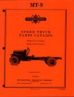 Parts Catalog for International Speed Truck Models SF-44 and SF-46