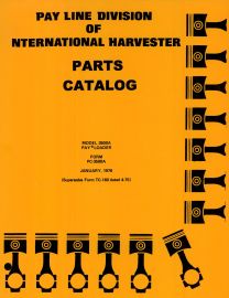 Parts Catalog for International 3500A Pay Loader Chassis