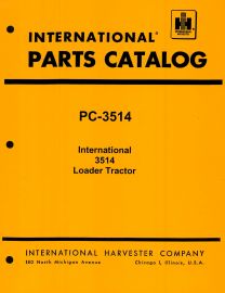 Parts Catalog for International 3514 Wheel Loader Tractor Chassis