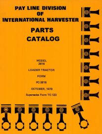 Parts Catalog for International 3616 Loader Tractor Chassis