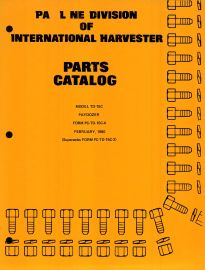 Parts Catalog for International TD-15 Series C Chassis PayDozer