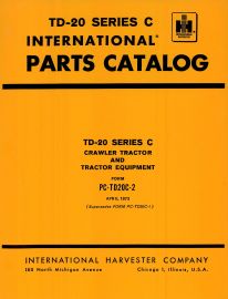 Parts Catalog for International TD-20 Series C Crawler Tractor and Tractor Equipment