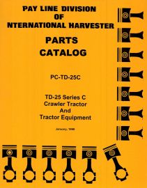 Parts Catalog for International TD-25 Series C Chassis Crawler Tractor