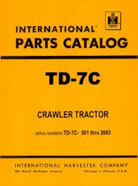 Parts Catalog for International TD-7C Crawler Tractor