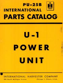 Parts Catalog for International U-1 Power Unit