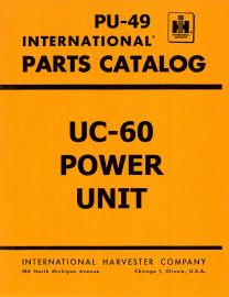 Parts Catalog for International UC-60 Power Unit