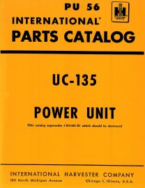 Parts Catalog for International UC-135 Power Unit