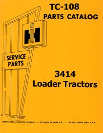 Parts Catalog for International 3414 Wheel Loader Tractor Chassis