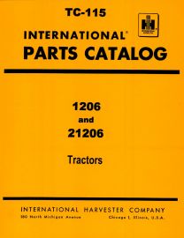 Parts Catalog for International 1206 Turbo Diesel & 21206 Tractor Chassis